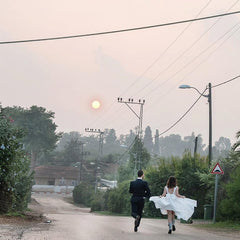 50s Wedding Dress,Vintage Wedding Dress,Simple Wedding Dress,Tea Length Wedding Dress,WS029-Dolly Gown