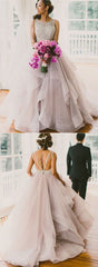 Princess Wedding Dress,Ball Gown Wedding Dress,Romantic Wedding Dress,Backless Wedding Dress,WS034-Dolly Gown