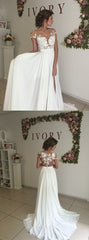 See Through Wedding Dress Sexy Wedding Dress Boho Wedding Dress Summer Wedding Dress,Beach Wedding Dress,WS045-Dolly Gown