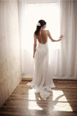 Boho Wedding Dress,Beach Wedding Dress,Flowy Wedding Dress,WS069-Dolly Gown