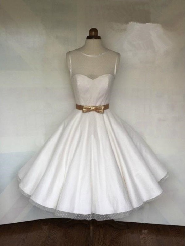 Wedding Dress Vintage Polka Dot Wedding Dress Retro Wedding Gown Rockabilly Wedding Dress,WD011