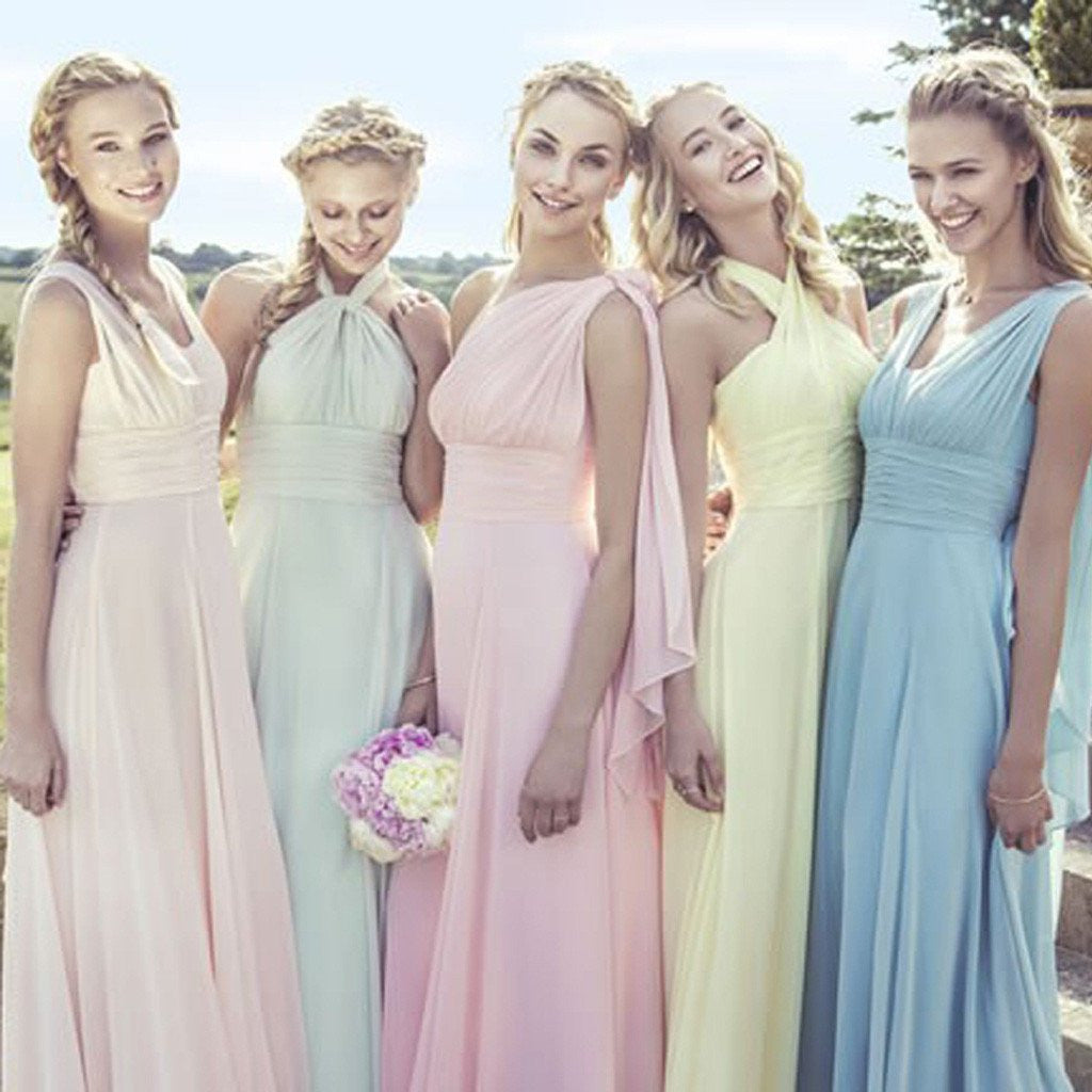 pastel gowns