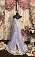 Elegant Hot Pink Mermaid Long Evening Prom Gown Formal Dress
