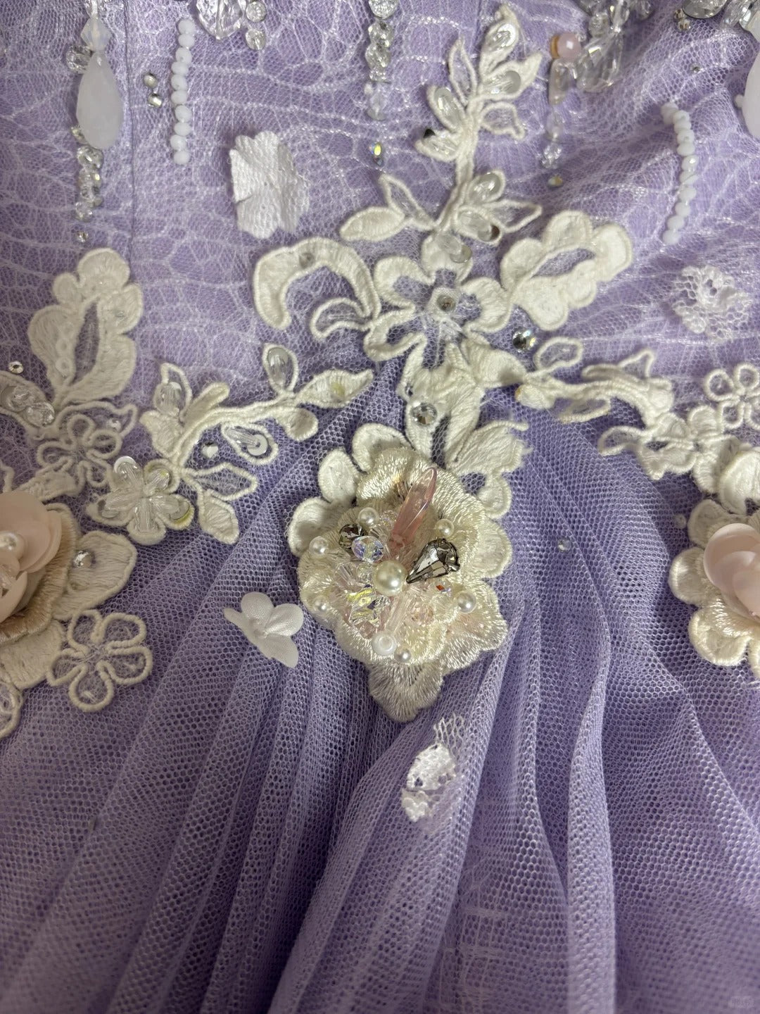 Lilac Strapless Prom Evening Party Dress Long Formal Gown FG7344