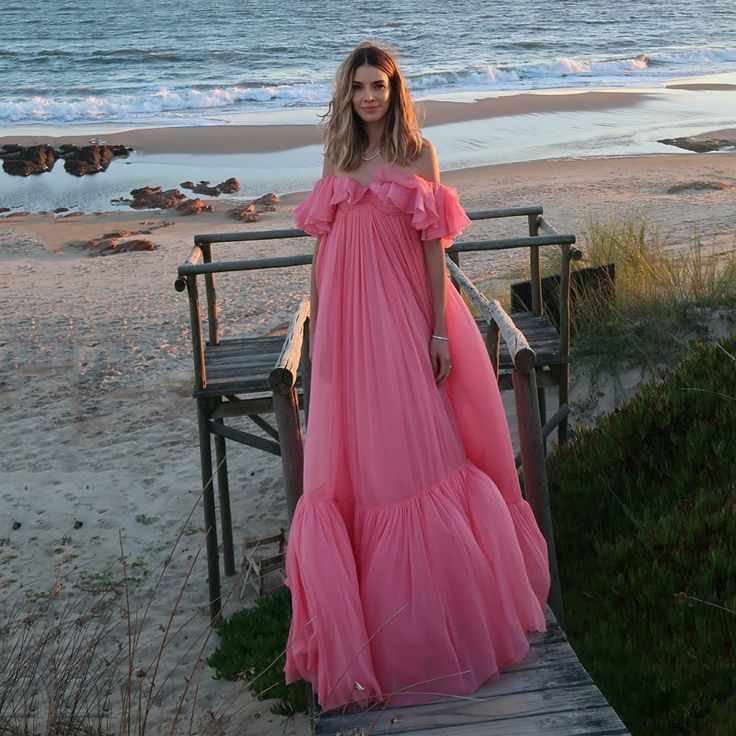 Long Formal Pink Prom Evening Gown For Women Party Dresses Online