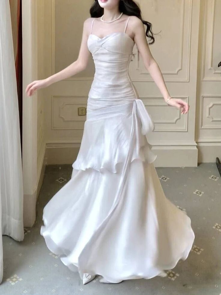Chic Green Strap Sweetheart Long Formal Evening Prom Dress