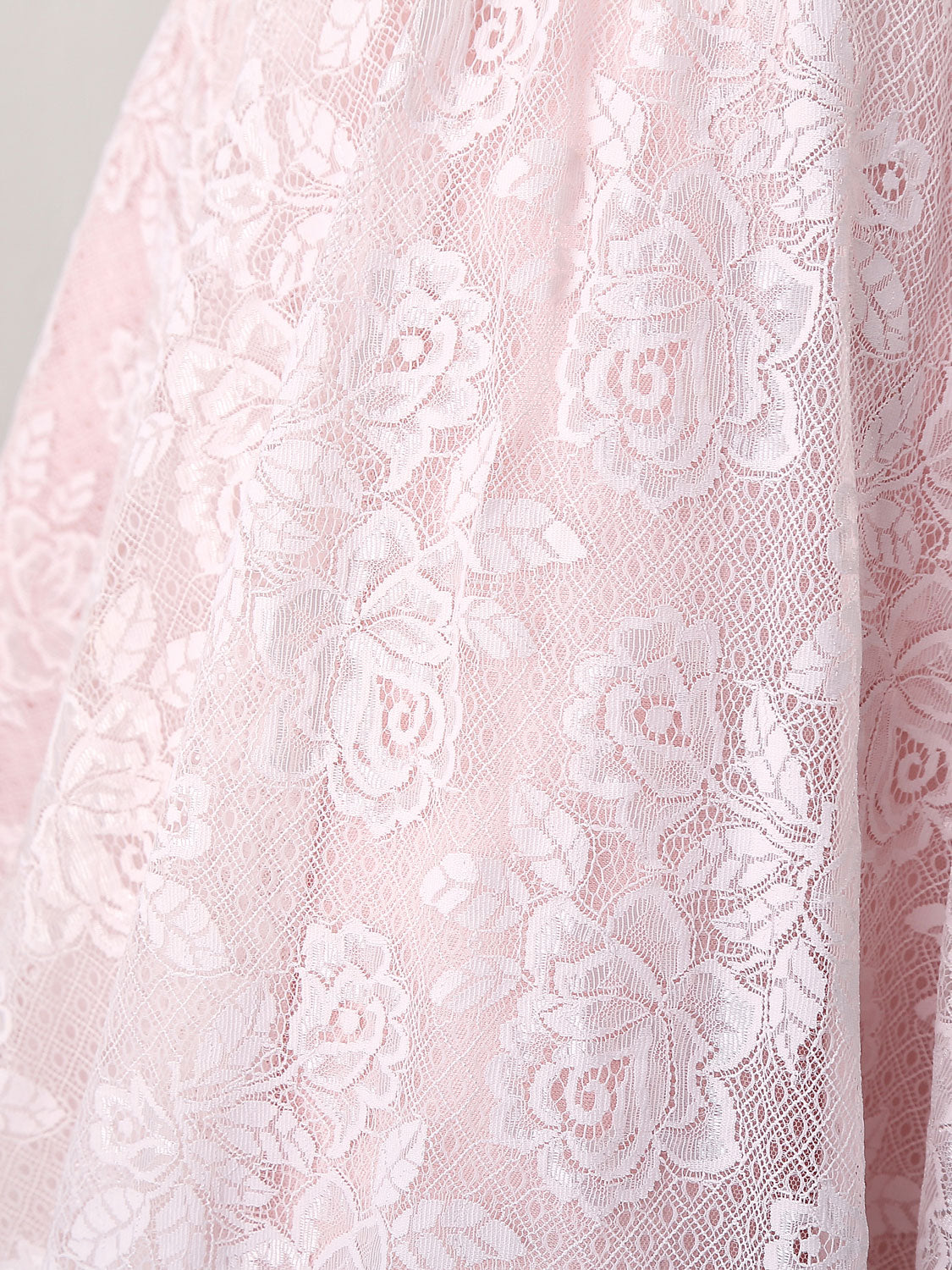 Elegant Pink Round Neck Lace Tulle Short Prom Dress for Homecoming Events