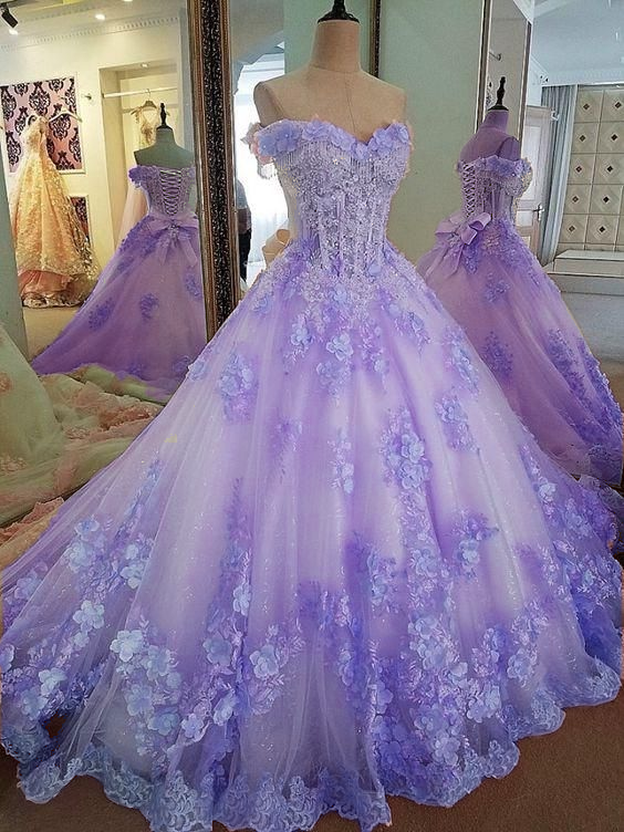 elegant sweet 16 dresses Long Quinceanera Off Shoulder Glitter Sweet 16 Gown