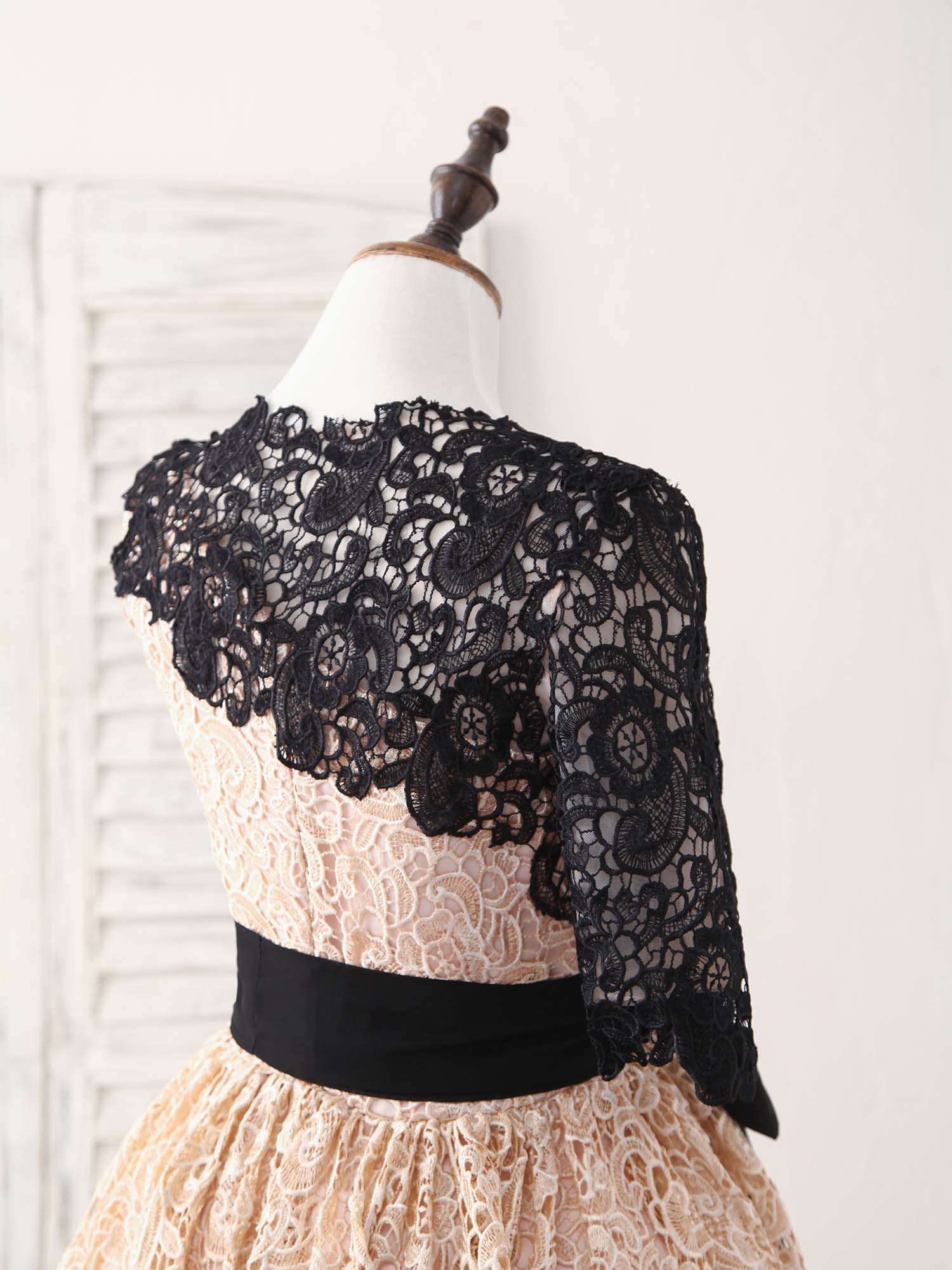 Elegant Champagne Lace Short Prom Dress - Perfect for Homecoming and Special Events
