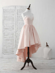 Elegant Pink Sweetheart Neck Short Prom Dress - Perfect for Homecoming & Parties