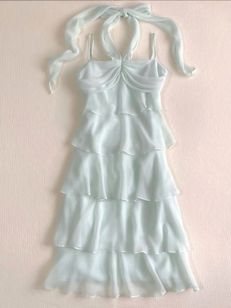 Tiered Ruched Chiffon Vintage Homecoming Dress