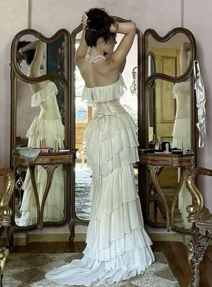 Modest Strapless Chiffon Long Prom Dress For Women Evening Wear