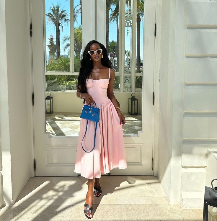 A-Line Pink Satin Evening Gown Sleeveless Formal Prom Dress