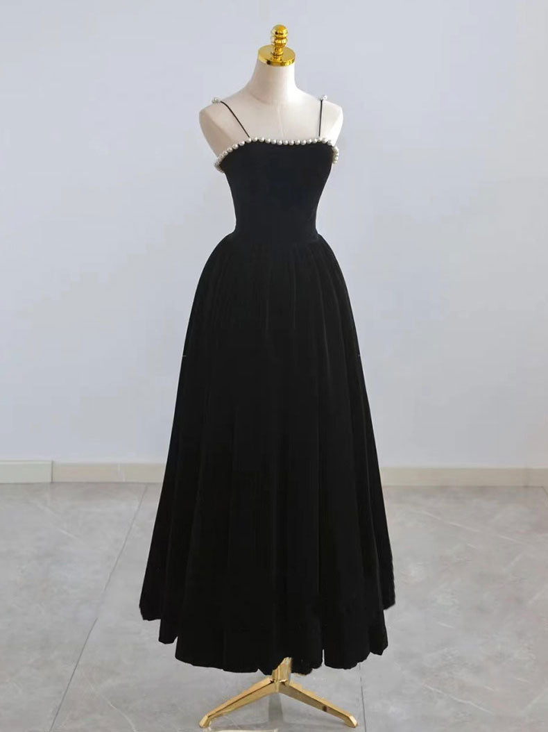 Burgundy Tea Length Prom Dress for Women Formal Evening Party Wear
