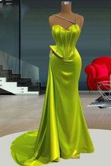 Sweetheart Mermaid Prom Dress Long with Beads and Ruffles - Elegant Formal Gown