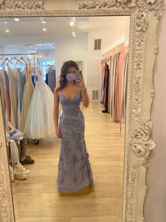 Gorgeous Long Prom Dresses Formal Evening Gowns Satin Fabric