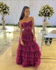 Prom Dress Evening Gown Long Red Prom Dresses
