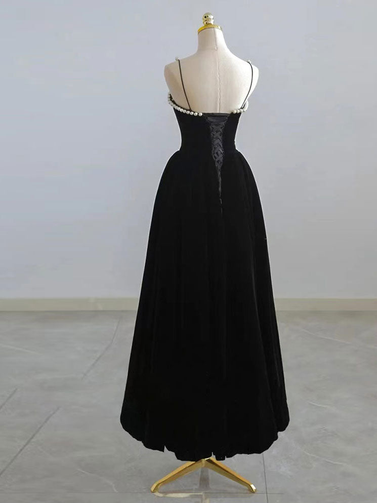 Burgundy Tea Length Prom Dress for Women Formal Evening Party Wear