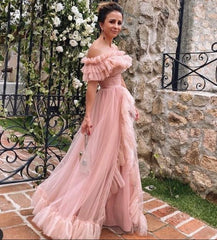 Fashion Pink Prom Dress: Long, Sexy, Elegant, A-line Gown for Special Occasions