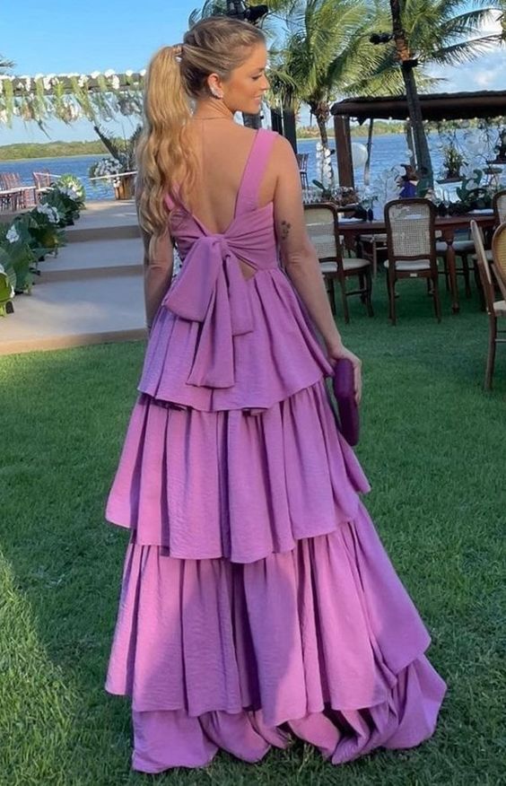 Purple Prom Dresses Evening Gown 