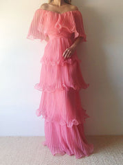 Elegant Pink Prom Dress for Women Sexy Party Dresses Formal Gowns