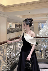 Satin A-Line Evening Dress Sleeveless Back Zipper Built-In Bra