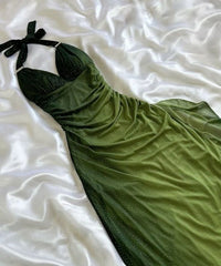 Beautiful Halter Chiffon Prom Dresses