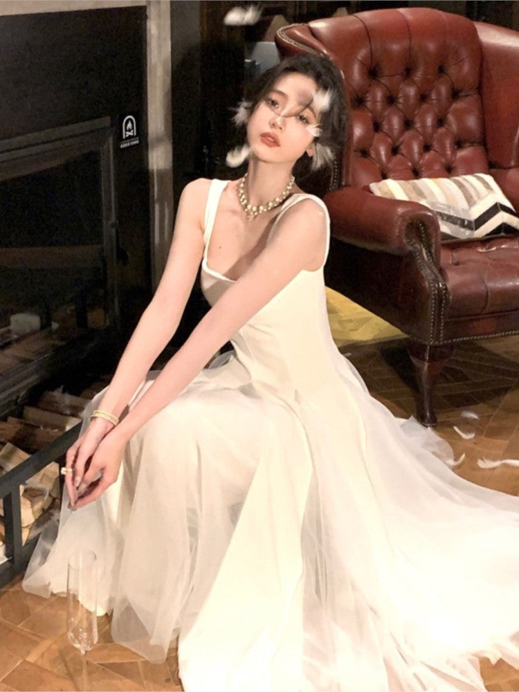 Ivory Elegant Prom Dresses for Women Party Gown