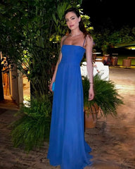 Royal Blue Long Prom Evening Dress
