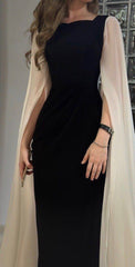 Elegant Long Sheath Evening Wedding Prom Party Formal Gowns Dress