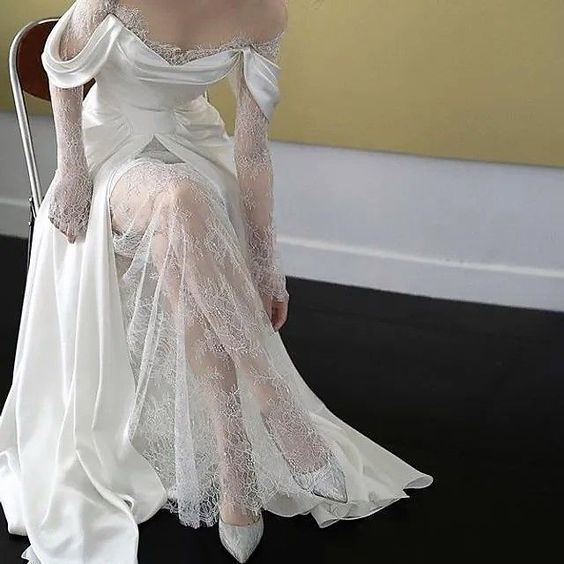 Wedding Party Long Satin A-Line Prom Dresses Special Occasion