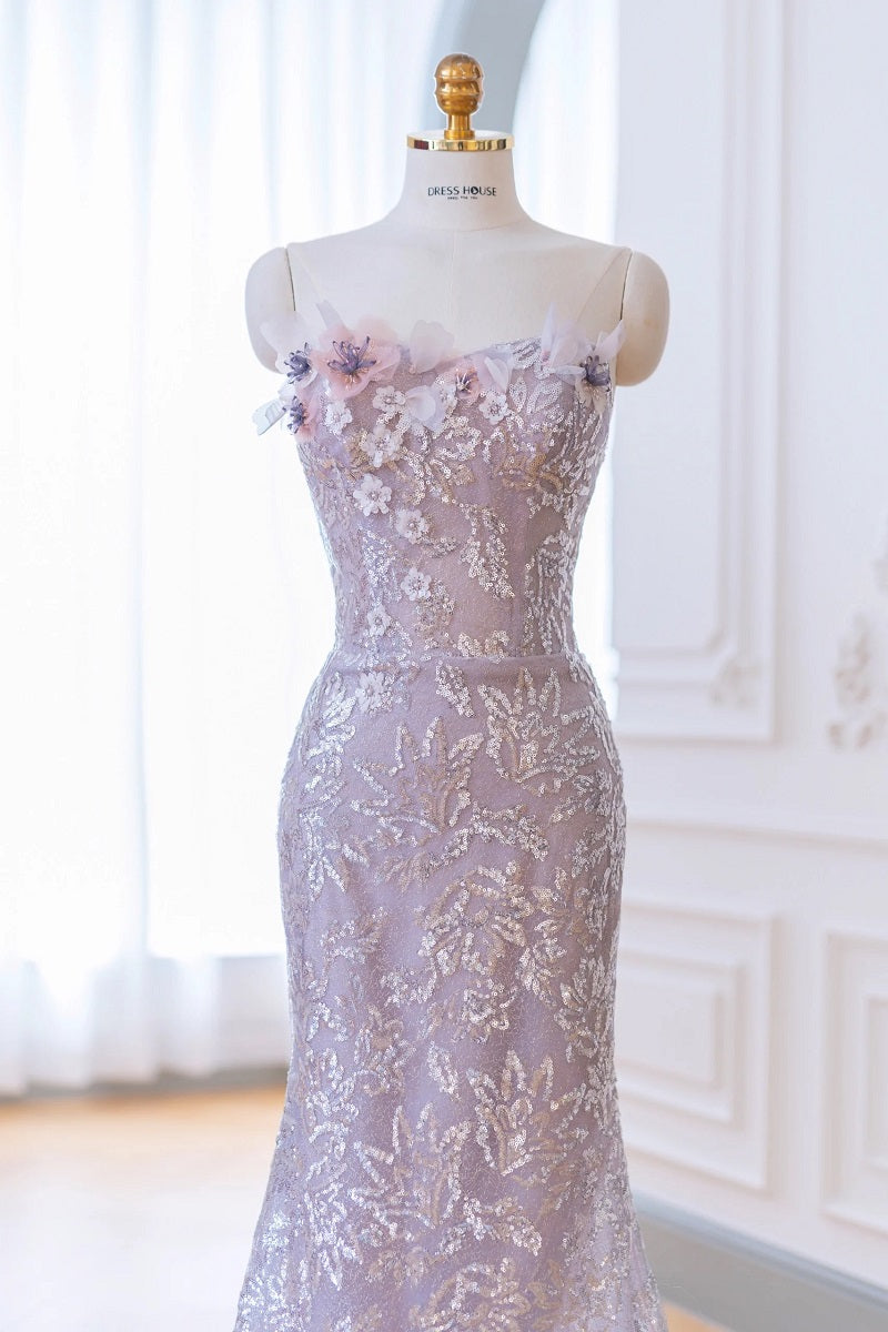elegant purple cocktail dress Purple Elegant Midi Dress S / Purple