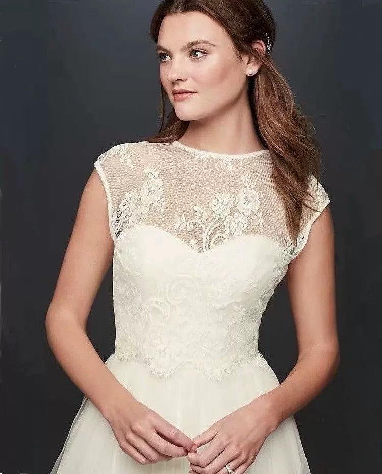 Gumru Boho Open Back Lace Wedding Dress Topper Gumru Boho Open Back Lace Wedding Dress Topper