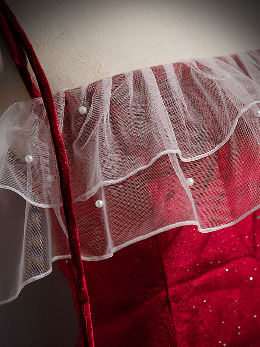 Burgundy Mermaid Long Prom Dress Velvet Formal Gown for Women