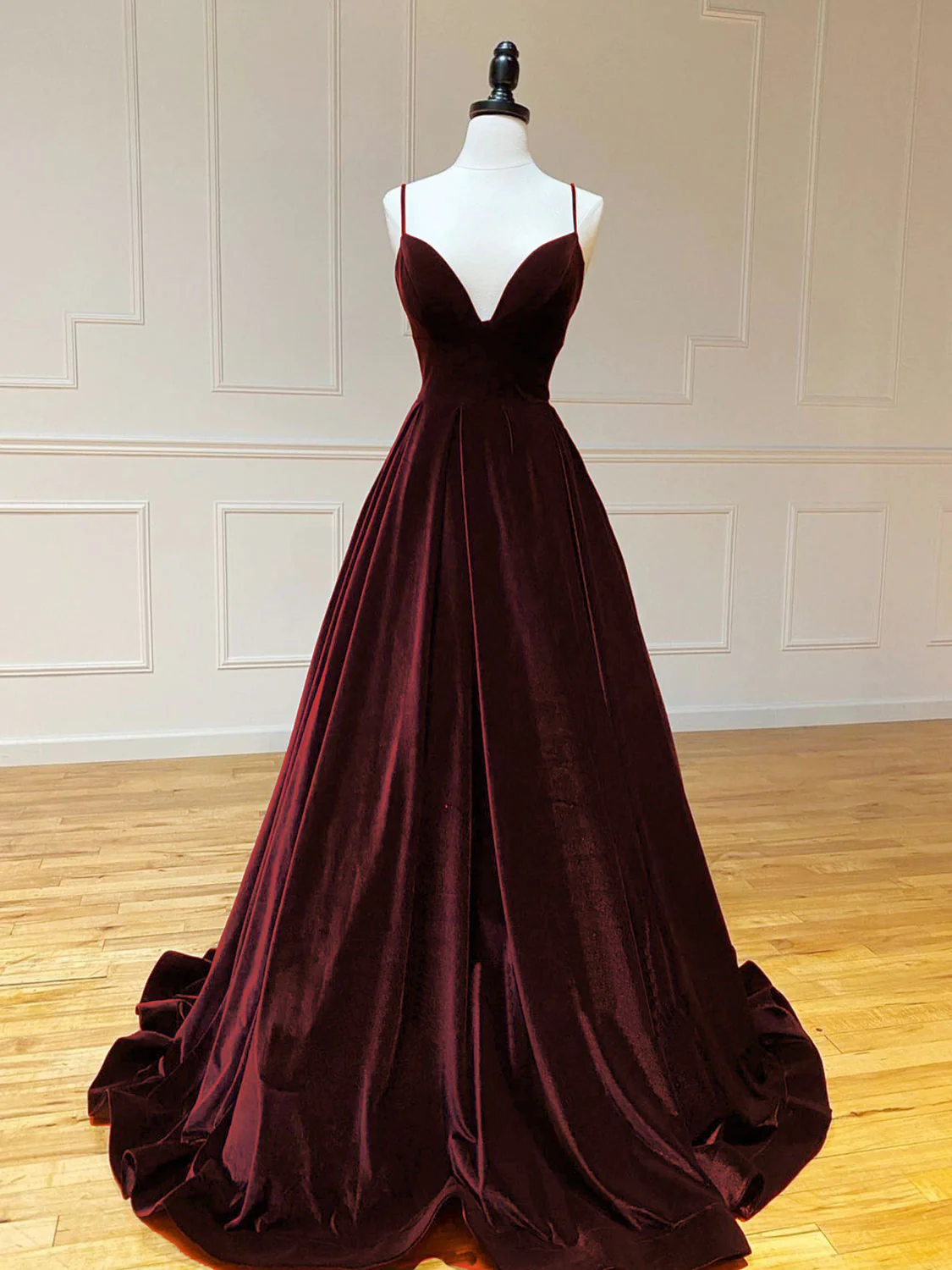 Elegant Velvet Long Formal Prom Dress Green Velvet Gown Elegant Velvet Long Formal Prom Dress Green Velvet Gown