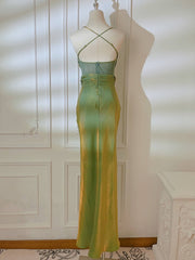 Semi-Formal Sage Green Dress for Wedding Guest - DollyGown