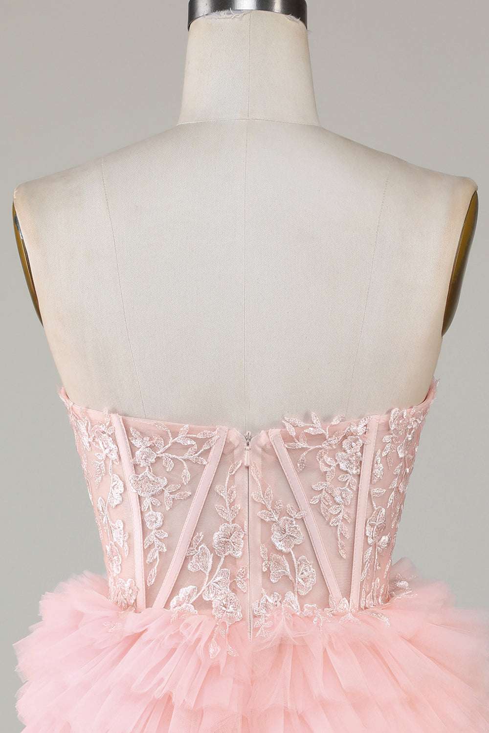 Elegant Pink Sweetheart A-Line Homecoming Dress with Ruffles and Tulle