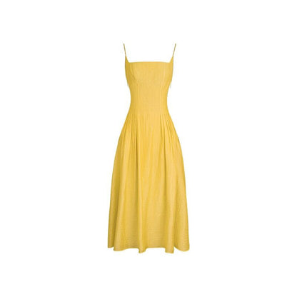 Yellow Summer Midi Dress - DollyGown