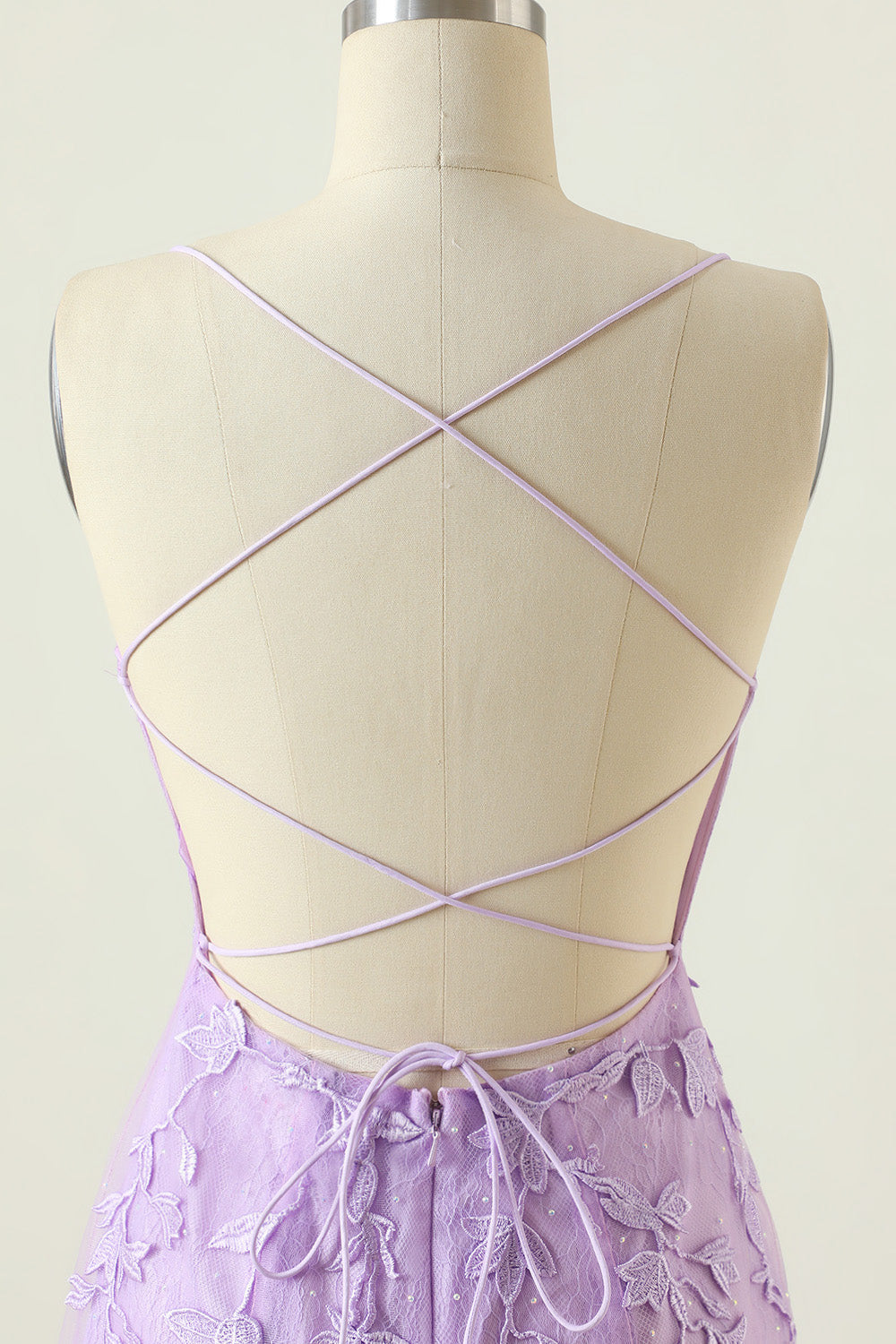 Elegant Purple Bodycon Homecoming Dress with Appliqués and Open Back