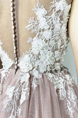 Elegant Pink Lace Prom Dress, Cap Sleeves, Round Neck, Short Formal Homecoming Gown