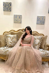 Charming V-Neck Beaded Sequins A-Line Prom Dress: Elegant Sparkle for Special Occasions