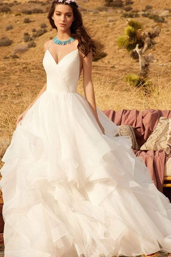 A-Line Off-the-Shoulder Wedding Dress with Elegant Tulle Lace Detailing OD1444