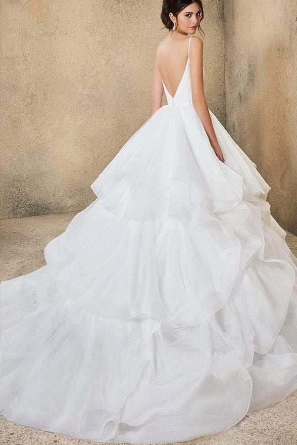 A-Line Off-the-Shoulder Wedding Dress with Elegant Tulle Lace Detailing OD1444