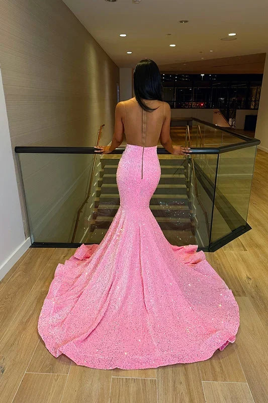 Luxurious Tulle Mermaid Prom Dress with Shoulder Straps - Elegant Evening Gown