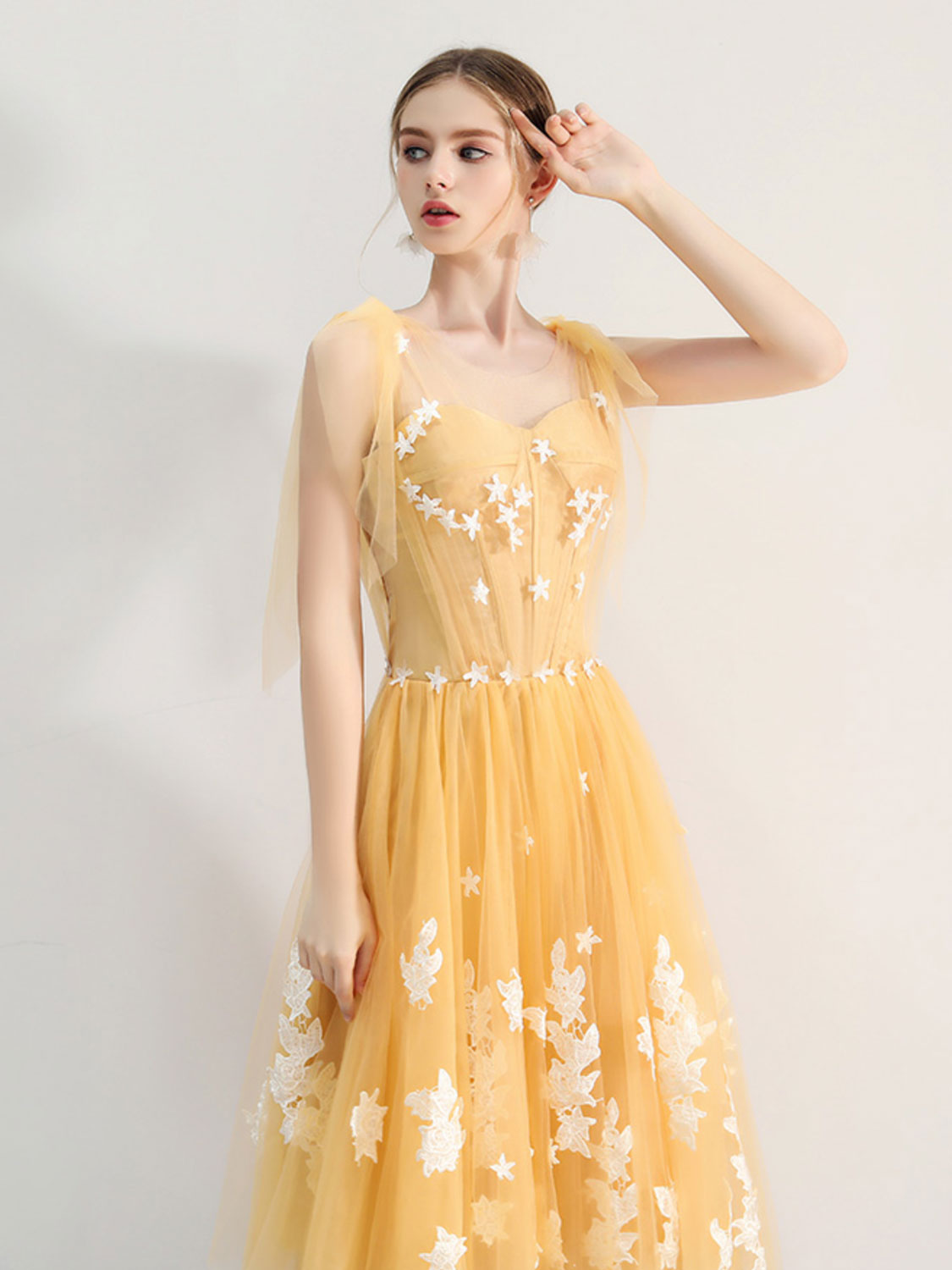 fairytale homecoming dresses Stacees Ball Gown Homecoming Dress A-line Off the Shoulder Flowers