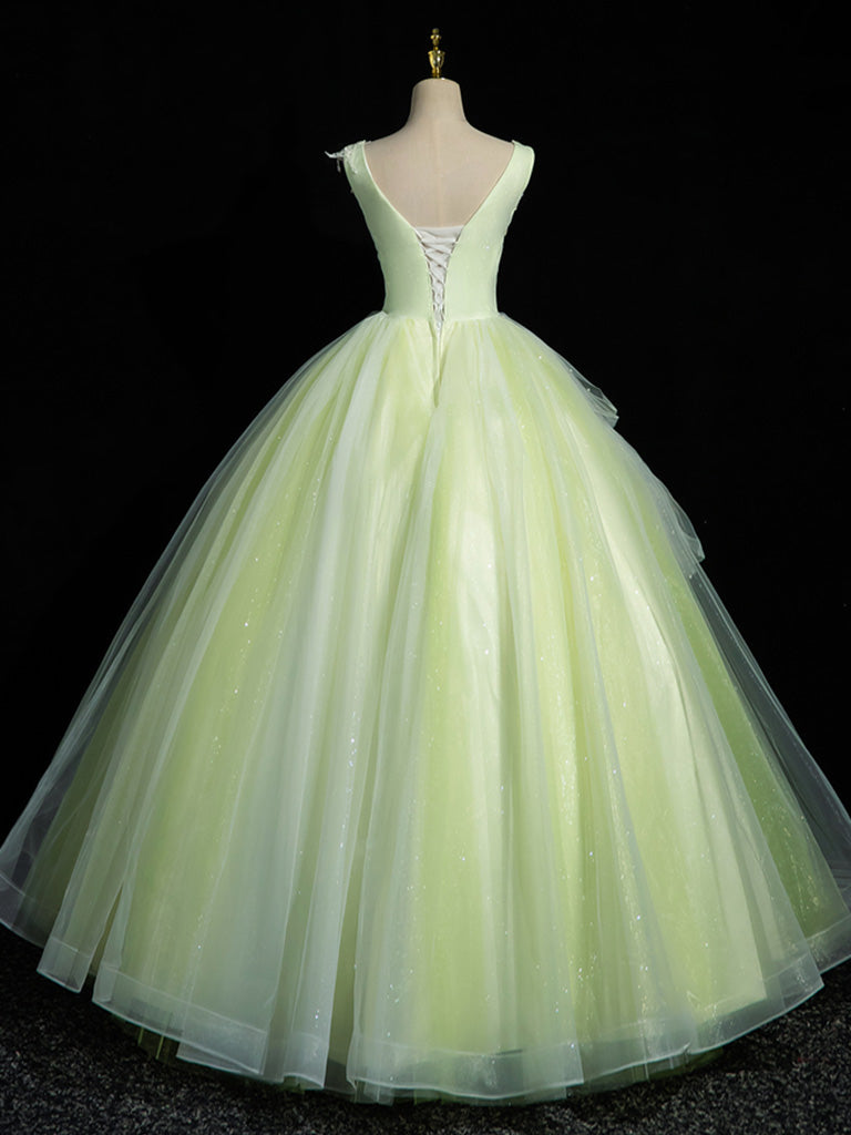 Daffodil V-neck Ball Gown Quinceanera Dress Sweet 16 Dress Daffodil V-neck Ball Gown Quinceanera Dress Sweet 16 Dress