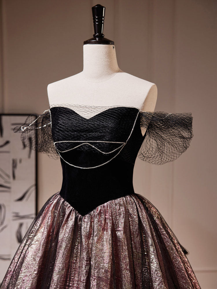 Coffee Color Off The Shoulder Drop Waist Formal Dress Prom Dress Coffee Color Off The Shoulder Drop Waist Formal Dress Prom Dress