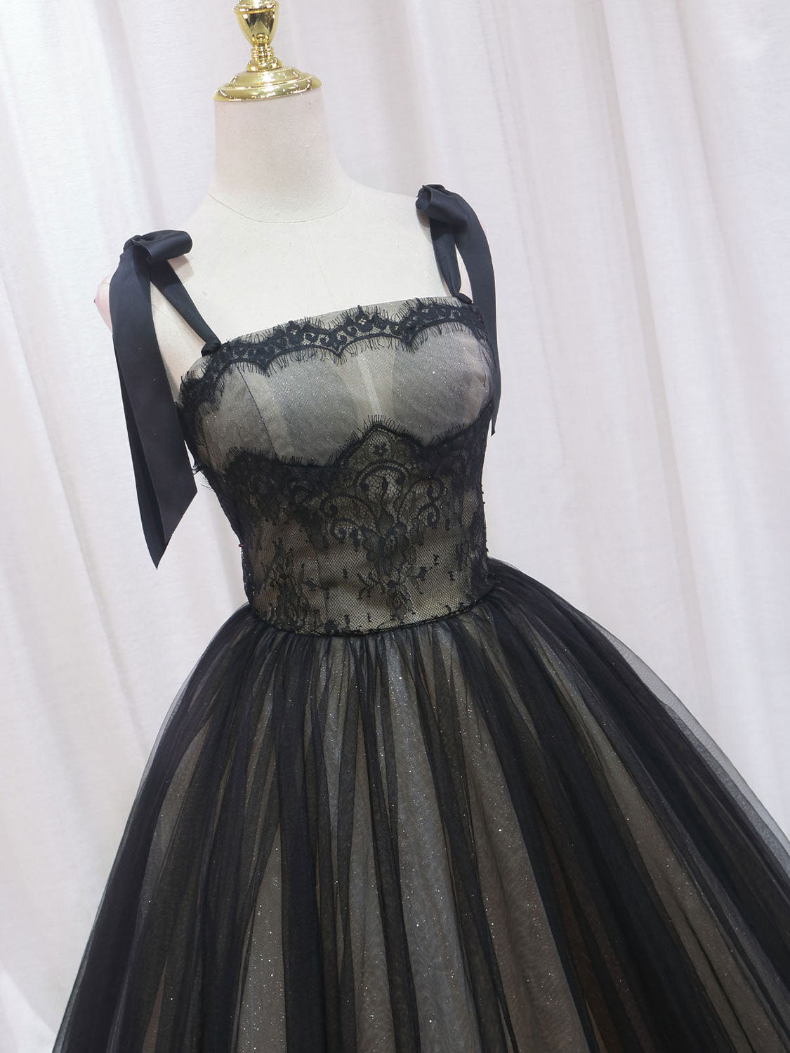 Black Wide Straps Ball Gown Prom Dress Sweet 16 Dress Black Wide Straps Ball Gown Prom Dress Sweet 16 Dress