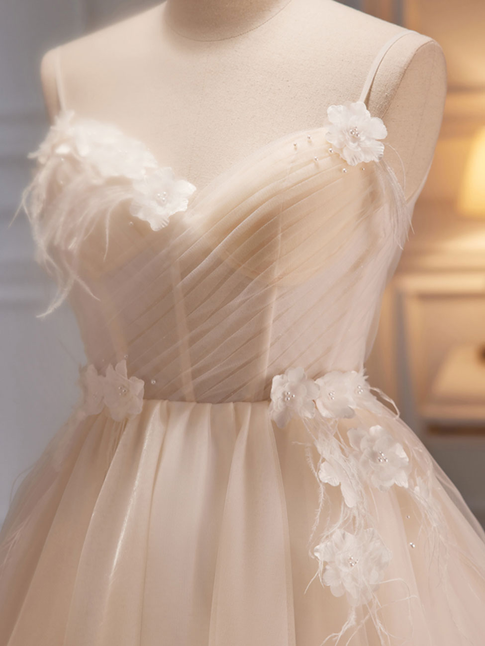 Cute Strapless White Sheer Homecoming Dress Short Wedding Dress Cute Strapless White Sheer Homecoming Dress Short Wedding Dress