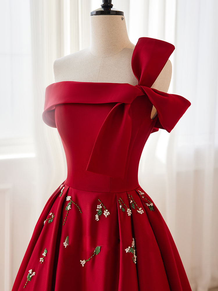 Unique Red Short Homecoming Dress 8th Grade Dance Dress - DollyGown